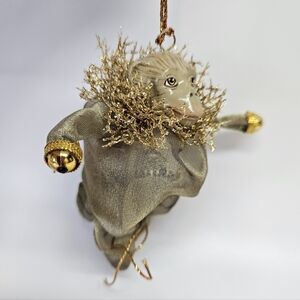 NEW VINTAGE Katherine's Collection Monkey Charm Bell Bag Ornament Wayne Kleski